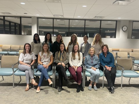 Top (L to R): Rubina H., Marissa C, Alison R., Andrea L., Francesca M., Christy M.; Bottom (L to R): Colleen M., Tracy Z., Julie R., Brianna O., Judy D., Nicole F.; Not pictured: Mary D., Emily D., Bridget G., Kathy J., Megan S.